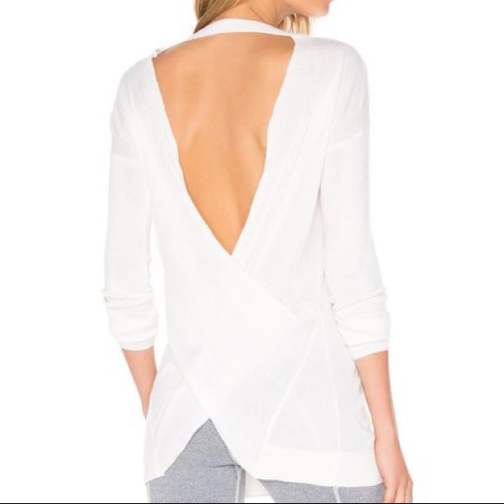 White Vimmia low back sweater